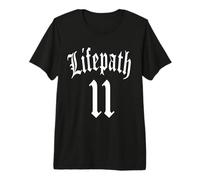NUMEROLOGÍA Nacimiento Camino DE Vida 11 Dos Once ÁNGEL NO Camiseta Premium