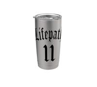 NUMEROLOGÍA NACIMIENTO CAMINO DE VIDA 11 DOS ONCE ÁNGEL NO Vaso térmico de acero inoxidable de doble pared