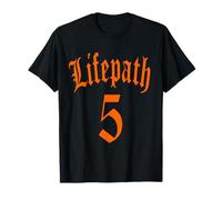 NUMEROLOGÍA Nacimiento Camino LA Vida 5 Cinco NÚMERO ÁNGEL Camiseta