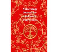 Numerology Journal for Soul Work Self-Expressions - Red