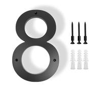 Numeros Adhesivos 20-30 Cm Big Exterior House Number Outdoor Letters 0-9 Door Alphabet Home Numbers Address Plaque Signs On The(Number-8,30cm (12 inches))