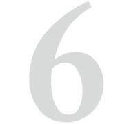 Números adhesivos Nº 6 en plata, altura de 10 cm, autoadhesivo, número de casa, para pegar en exteriores, buzón, puerta, resistente a la intemperie, kfz_479_6
