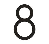 Numeros Adhesivos Números de casa iluminados Metal, luz for exteriores, impermeables, placas puerta Hotel for el hogar, dirección letrero acero inoxidable(8,25CM_SLIVER_WHITE)