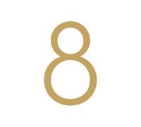 Numeros Adhesivos Nurlin Latón macizo 4-12 pulgadas 10-30 cm Número grande Letra Puerta Casa Señal pública Dígitos al aire libre(8,305mm 12inch)