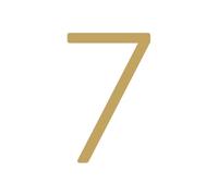 Numeros Adhesivos Nurlin Latón macizo 4-12 pulgadas 10-30 cm Número grande Letra Puerta Casa Señal pública Dígitos al aire libre(7,305mm 12inch)