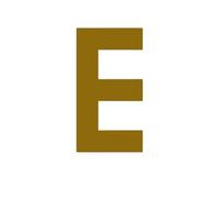 Numeros Adhesivos Puertas exteriores digitales for patio, varios tamaños, latón macizo, señalización de la casa, Color bronce antiguo(E,203mm 8inch)