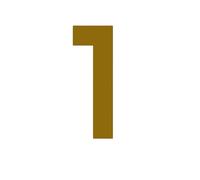 Numeros Adhesivos Puertas exteriores digitales for patio, varios tamaños, latón macizo, señalización de la casa, Color bronce antiguo(1,100mm 4inch)
