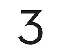 Numeros Adhesivos Señal de dirección impermeable al aire libre del número la casa LED 3D metal for placa las placas puerta apartamento hogar(3,12.5CM_BLACK_WHITE LIGHT)