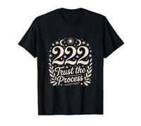 Números Ángeles 222 Confía en el Proceso Arte Celestial Camiseta
