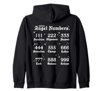 Números Ángeles x Numerología Sudadera con Capucha