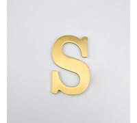 Números Casa 3 Pulgadas, Número Puerta Moderno Metal Latón, 8 Cm, Letras Doradas Para Dirección Buzón, Cartel Decorativo Exterior, Para Habitación Hotel, Apartamento, Oficina, Café, Jardín(S)