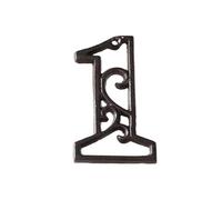 Números Casa 4 Pulgadas Con Tornillos, Número Puerta De Metal Moderno, Señal Dirección Para Buzón, Decorativa Para Exteriores, Para Apartamento, Café, Jardín, Oficina, Hotel, Habitación(1)