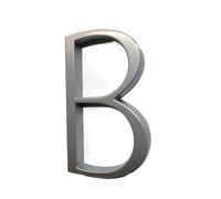 Numeros Casa Exterior 12cm Big 3D Modern House Number Door Números de dirección casa for el número Digital Outdoor Sign Plates 5 pulgadas.#0-9 Plata(Silver B)