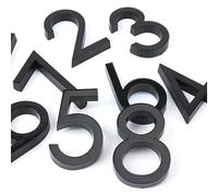 Numeros Casa Exterior Números de casa 1 pieza 60 mm Número exterior autoadhesivos for exteriores Pegatinas for puertas Señal dirección buzón 2,35 pulgadas Plástico 3D # 0-9(Noir,8)