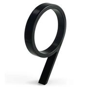 Números Casa Flotantes 5 Pulgadas Con Tornillos, Número Puerta Metal Moderno Aleación Zinc, 125 mm, Señal Dirección Buzón Negro, Para Decoración Pared Exterior, Oficina, Jardín, Patio(9)