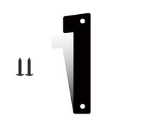 Números casa hierro 3/4/5/6/7/8 pulgadas con tornillos números puerta hierro negro números dirección del 0 al 9 y letras la A a la Z impermeables y decorativos para exteriores para casa buzón(1,4inch)