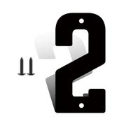 Números casa hierro 3/4/5/6/7/8 pulgadas con tornillos números puerta hierro negro números dirección del 0 al 9 y letras la A a la Z impermeables y decorativos para exteriores para casa buzón(2,8inch)