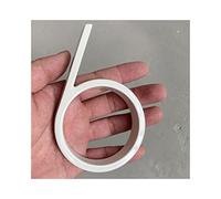 Números de calle metálicos, 1 número de casa flotante blanco de 125 mm, placa de aluminio con dirección de salida for letrero grande y moderno(125mm5 inch 6)