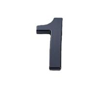 Números de calle metálicos, Pegatinas con números en 3D de acrílico de gran tamaño for puerta de entrada, de metal, for pisos, for hotel, 10 cm(10cm 1)