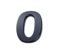 Números de calle metálicos, Pegatinas con números en 3D de acrílico de gran tamaño for puerta de entrada, de metal, for pisos, for hotel, 10 cm(10cm 0)