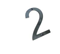 Números de calle metálicos, Placa de puerta con etiqueta digital de metal de acero inoxidable de 50 mm con tornillos, letreros numéricos for buzón, números de calle, números de puerta de entrada(Numbe