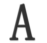 Números De Casa Acrílicos Negros De 2,35 "y 3" for Exteriores, Pegatinas Autoadhesivas Con Números for Buzones, Letreros De Dirección for Casa, for Buzones, Coches, Puertas, Ventanas(A,7.62 cm)