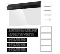 Números de casa con energía solar - Números iluminados LED impermeables de ABS con 2 modos, impermeables y duraderos, señales decorativas de dirección | Patio al aire libre, jardín, calle, patio, cami