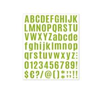 Números De Casa De 1 Pulgada for Exterior Números De Dirección for Buzón, Son Aplicables for Buzones, Ventanas, Letreros, Lo Que Los Hace Más Letras Personalizadas for Decorar(Light Green,10sheets)