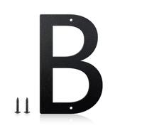 Números de casa de 4 pulgadas y letras de metal para letreros al aire libre, números de casa para exteriores, letras de dirección de aluminio y números para puerta, buzón, jardín, perfecto para el