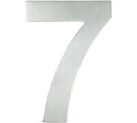 Números De Casa De Metal, Número De Calle, Super Grande De 12 Pulgadas - Acero Inoxidable Cepillado, Apariencia Flotante, Fácil De Instalar Y Hecho De Acero Inoxidabl, Silver, 20cm No.7