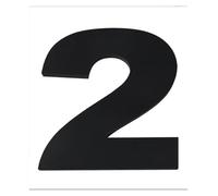 Números De Casa for Exterior, Cartel 26 Letras, Número Acrílico, 20 CM, 1 Ud(Number-2)