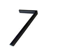 Números de casa grandes de metal de 5 pulgadas, letras de números de casa para exteriores, placas de dirección de calle flotantes, placas de puerta de metal, letreros modernos para buzón, números de