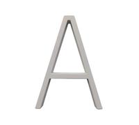 Números De Casa Metal 5 ", Dirección Flotante for Patio Exterior, Puerta Pared Del Hogar, Garaje, Hotel Y Apartamento, 1 Ud(White A-127mm)
