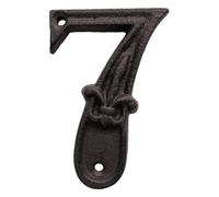 Números de casa modernos - Fuera de gran número, puerta de hierro Buzón - Números de casa | Fácil de montar, resistencia a la corrosión impermeable para la dirección de la casa exterior, puerta de
