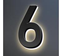 Números De Casa, Números De Dirección LED Retroiluminados, Números De Casa Iluminados Modernos, Números De Casa Iluminados Para Exteriores. (6,12 pulgadas/300 mm)