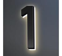 Números De Casa, Números De Dirección LED Retroiluminados, Números De Casa Iluminados Modernos, Números De Casa Iluminados Para Exteriores. (1,14 pulgadas/350 mm)