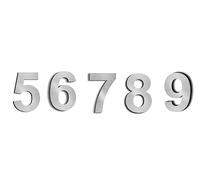 Números de casa,numeros numeros casa exterior numeros adhesivos de acero inoxidable 304 macizo, altura 3in/7.5cm(5-9)