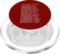 Números de Emergencia versículos de la Biblia Call Upon Me In Time of Need PopSockets PopGrip para MagSafe