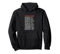Números de Emergencia versículos de la Biblia Call Upon Me In Time of Need Sudadera con Capucha