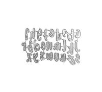 Números de letras de metal cortadoras artesanales de acero al carbono en relieve plantilla plantilla scrapbooking para tarjetas troquelado moldes tormentas tormentas