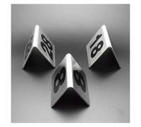 números de mesa, 1-50/1-100 Letreros de números mesa restaurante doble cara - Fuente en negrita fácil leer for una identificación Tarjetas numéricas/1 a 100(1 to 50)