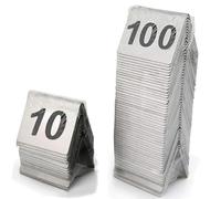 Números De Mesa De Acero Inoxidable, Del 1 Al 100, 5 X 5 cm, Ideales for Restaurantes, Bares, Bodas Y Fiestas De Cumpleaños(1 to 10)