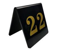 Números de mesa de acrílico, Números de mesa acrílicos 1-70 blanco y negro doble cara(Black,31~40)