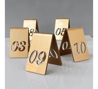 Números de Mesa Números de Mesa de Boda de Doble Cara Números de Mesa de Carpa De Letreros con Números para Recepción/31 To 35/5 * 8Cm
