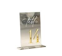 Números de orden de mesa acrílicos para bodas, decoración multicolor, n.º 1-30, perfecto para recepción y organización de eventos