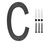 Números decorativos de casa de 12 pulgadas que mejoran la visibilidad con estética moderna (C)