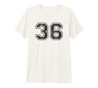Números Deportivos Vintage 36 Treinta y Seis Camiseta Premium