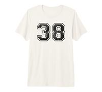 Números Deportivos Vintage 38 Treinta y Ocho Camiseta Premium
