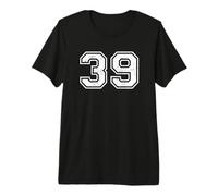Números Deportivos Vintage 39 Treinta y Nueve Camiseta Premium