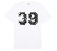 Números Deportivos Vintage 39 Treinta y Nueve Comfort Colors Adult Heavyweight T-Shirt